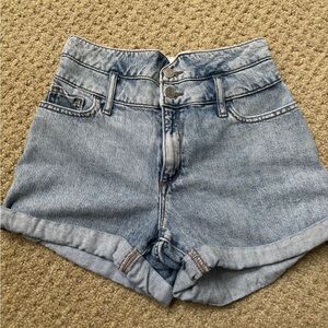 Banana Republic Blue Jean Shorts High-Waisted Casual